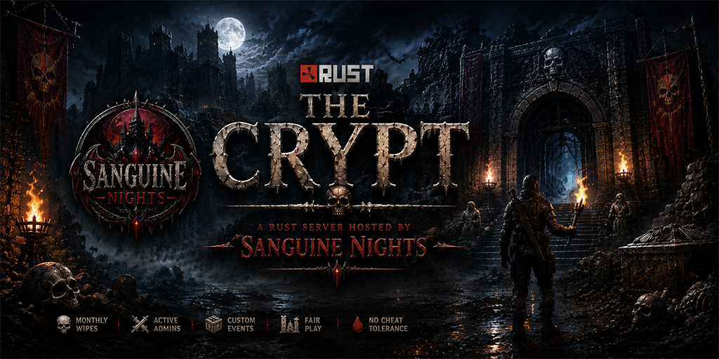Баннер сервера The Crypt - A Sanguine Nights Server