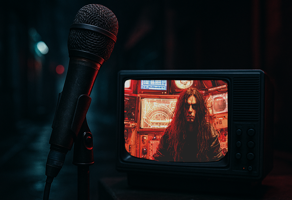 Vampire radio mic and TV